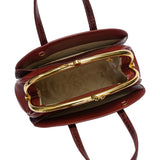 Orlandi Valentino Women's Rhea Embossed Top Handle Hand Bag