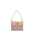Orlandi Valentino Women's Quilted Suede Hand Bag