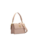 Orlandi Valentino Women's Quilted Suede Hand Bag