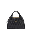 Orlandi Valentino Women's Quilted Leather Top Handle Bag