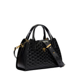 Orlandi Valentino Women's Quilted Leather Top Handle Bag