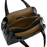 Orlandi Valentino Women's Quilted Leather Top Handle Bag