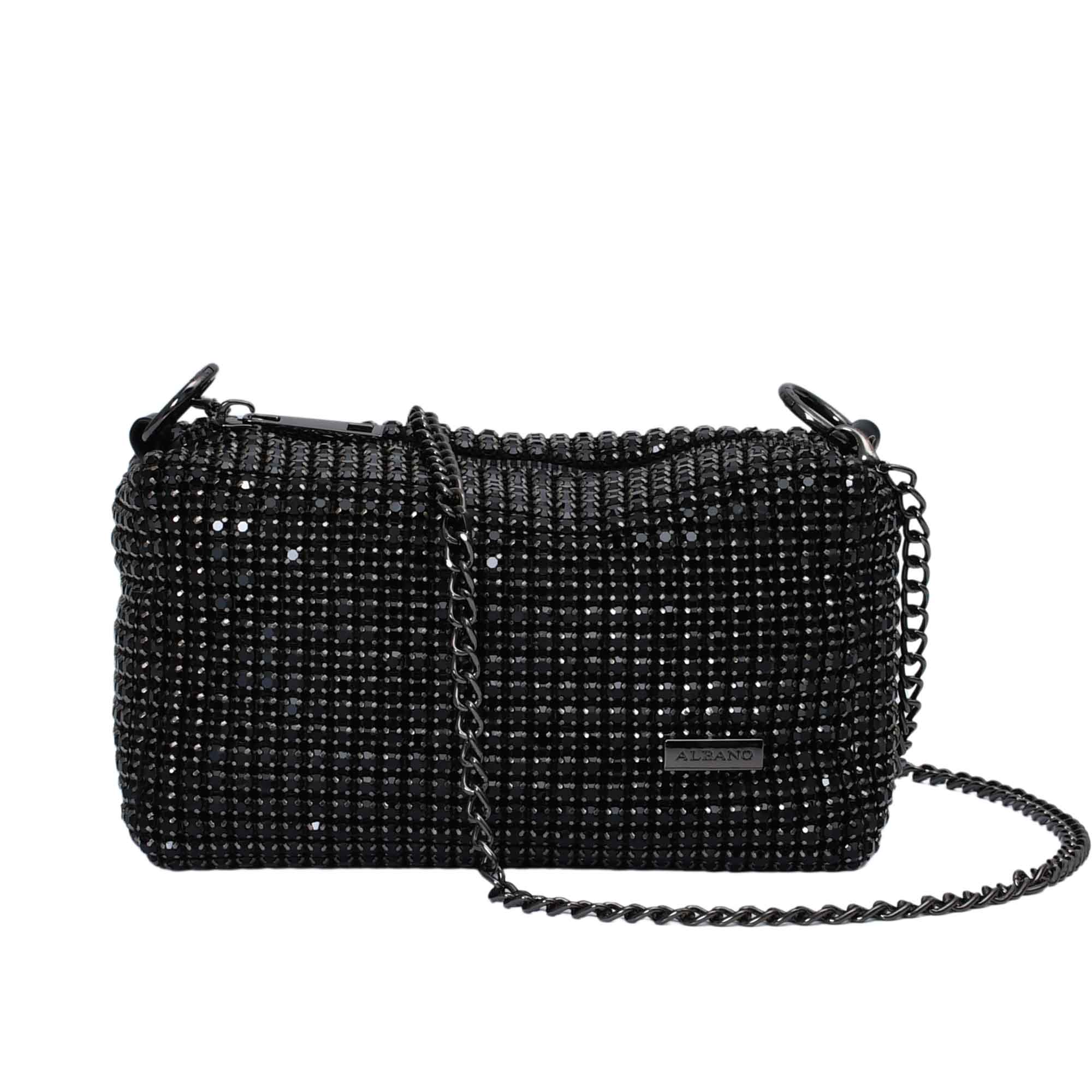Albano Women's Black Clutch Bag