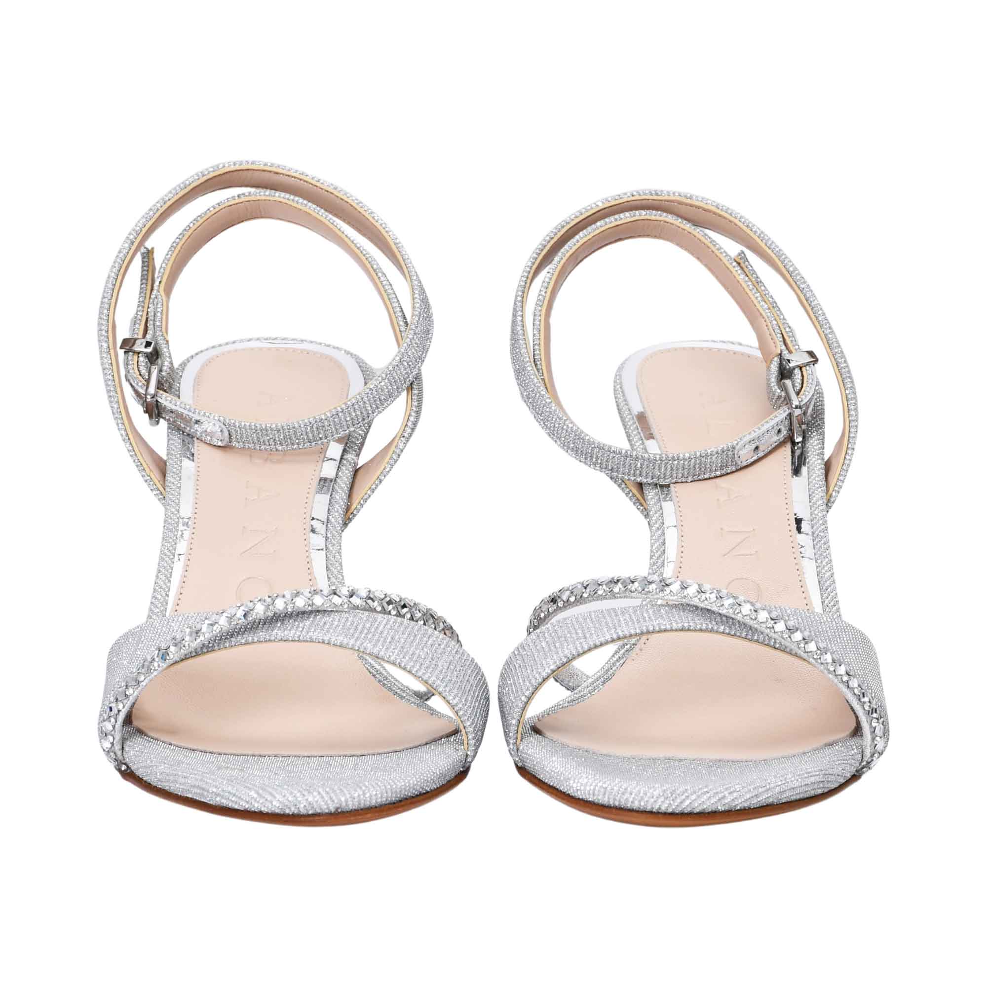 Albano Women's Glitter Ankle-Strap Sandal