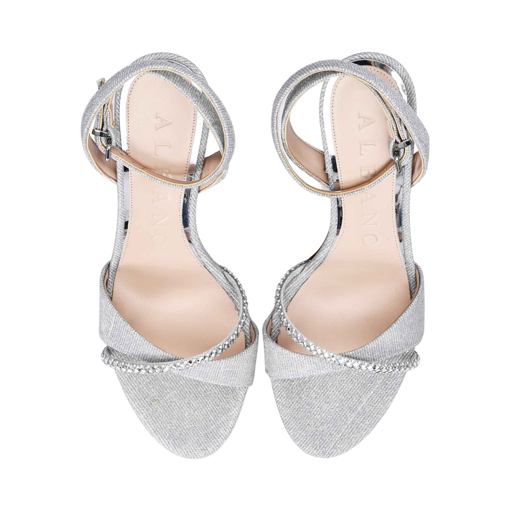 Albano Women's Glitter Ankle-Strap Sandal