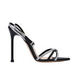 Albano Women's Patent Leather Crystal-Toe Heeled Sandal