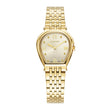 Aigner Dogna Ladies Champagne Sunray Brushed  Dial Yellow Gold Stainless Steel Bracelet Watch