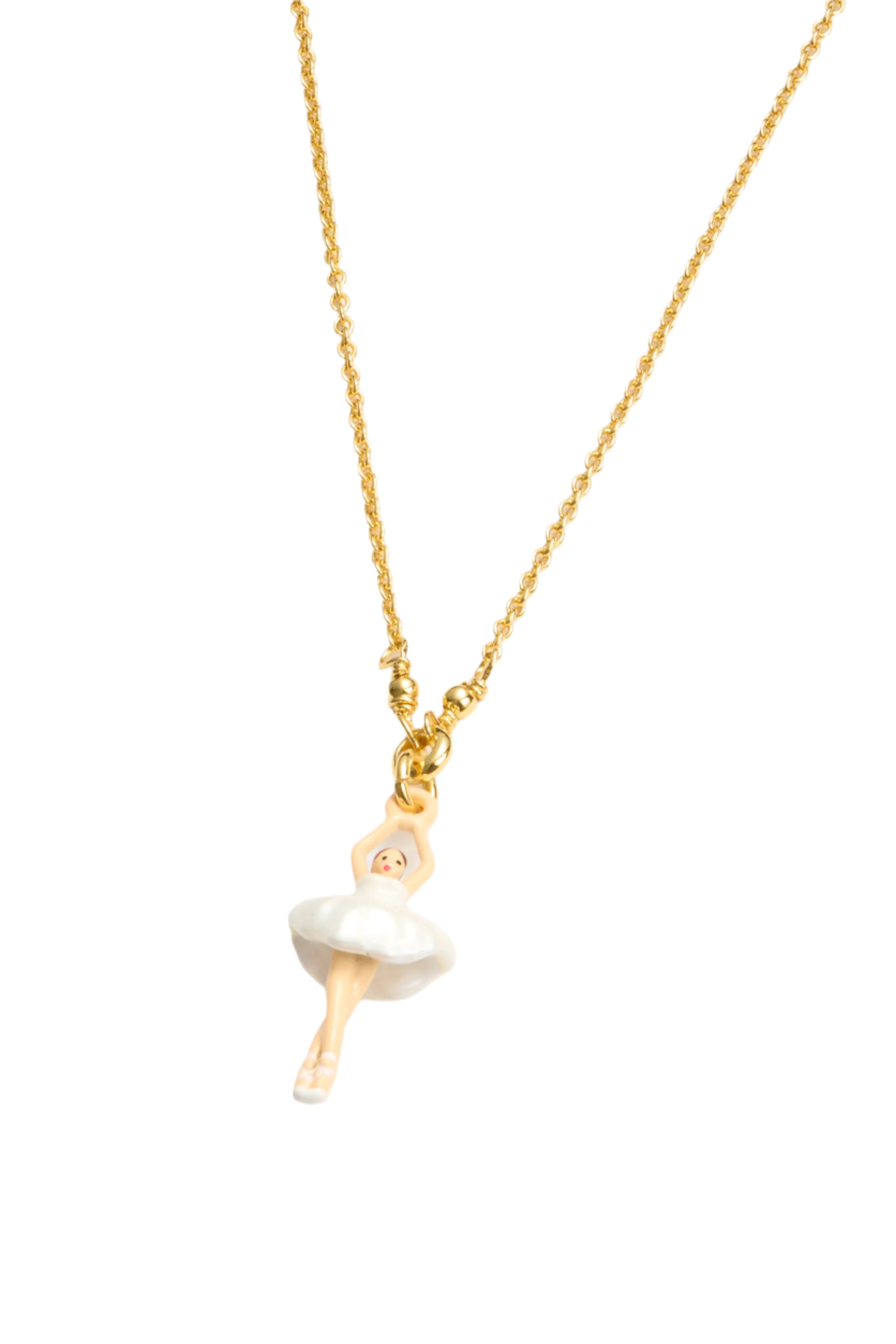 Les Nereides White Tutu Mini Ballerina Fine Bracelet