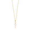 Les Nereides White Tutu Mini Ballerina Fine Necklace