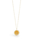 Les Nereides Fine Pendant Necklace With Gold Dandelion