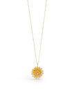 Les Nereides Fine Pendant Necklace With Gold Dandelion