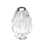 Balerina Engraved Glass Vase Grey