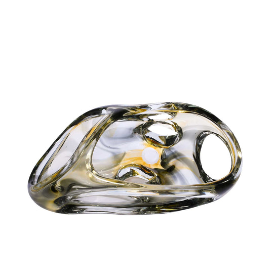 Casa Blu Amber And Grey Decoration Bowl