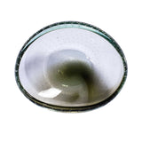 Casa Blu Clear With Light Green And Dark Green Plate