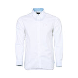 Eden Park Men's White Button-Down Long-Sleeve Shirt
