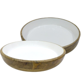 Van Deurs Danmark Dish Deep Mango White Set Of 2