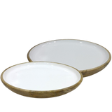 Van Deurs Danmark Dish Mango White Set Of 2