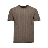 Emporio Armani Men's Walnut Textured T-Shirt