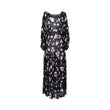 Ermanno Firenze Women's Black & Light Pink Long Dress