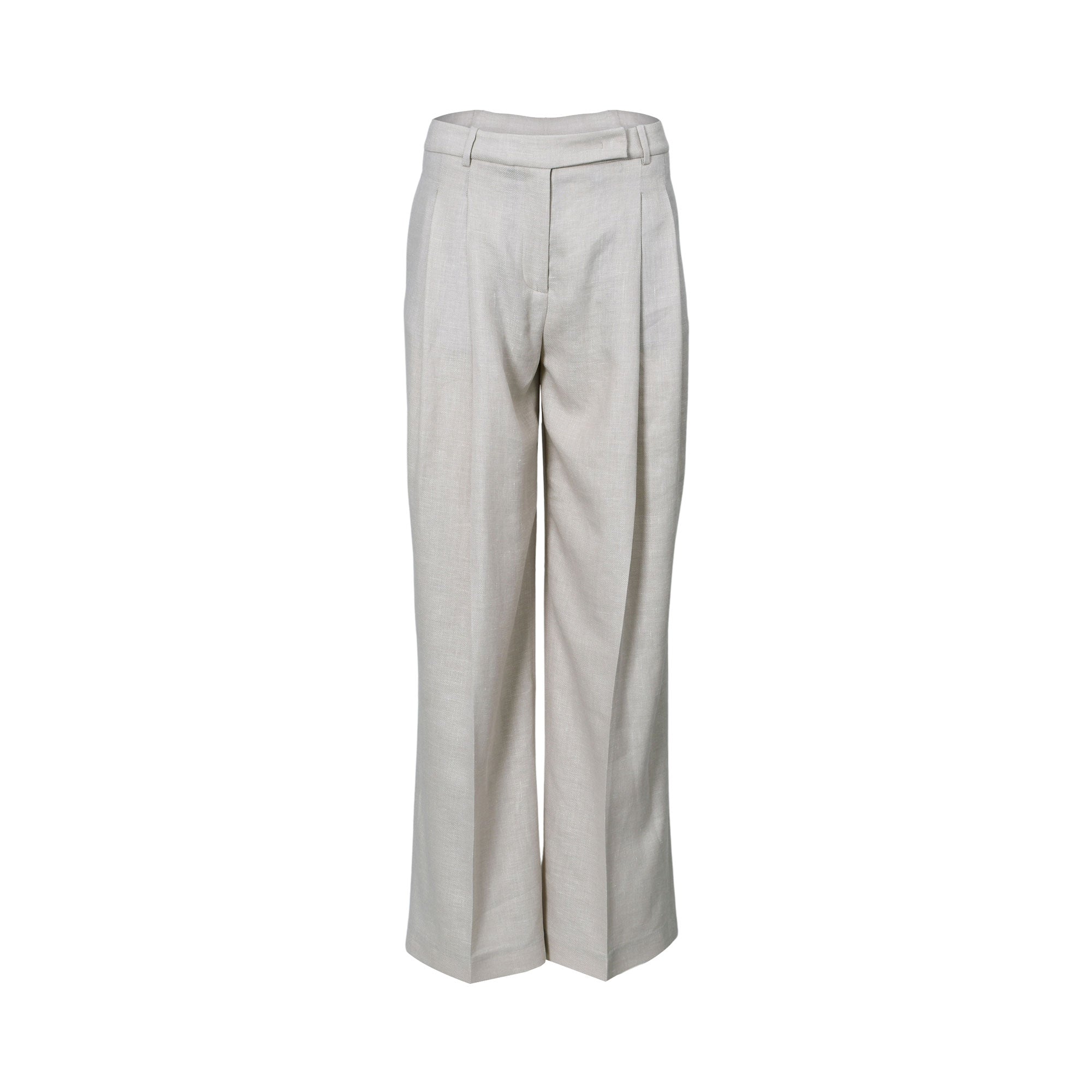 Eleventy Women's Pleated Wide-Leg Trouser