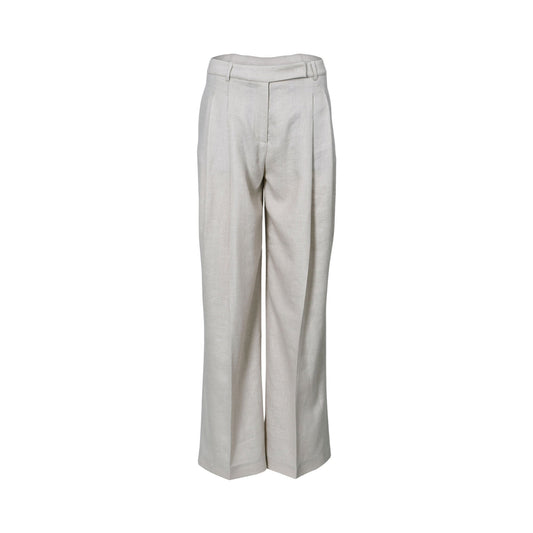 Eleventy Women's Pleated Wide-Leg Trouser