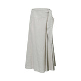 Eleventy Women's Tie-Waist Linen-Blend Maxi Skirt