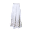Eleventy Women's White Long Maxi Skirt