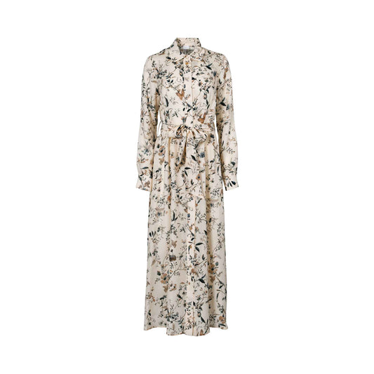 Eleventy Women's Beige Floral Long Dress