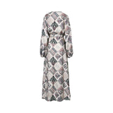 Eleventy Women's Linen-Blend Collared Maxi Dress