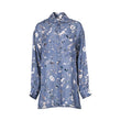 Eleventy Women's Floral Print Long-Sleeve Shirt