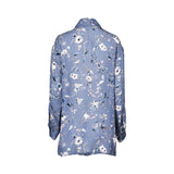 Eleventy Women's Floral Print Long-Sleeve Shirt