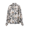 Eleventy Women's Printed Long-Sleeve Shirt