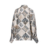 Eleventy Women's Printed Long-Sleeve Shirt