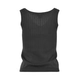 Eleventy Women's Ribbed V-Neck Sleeveless Top