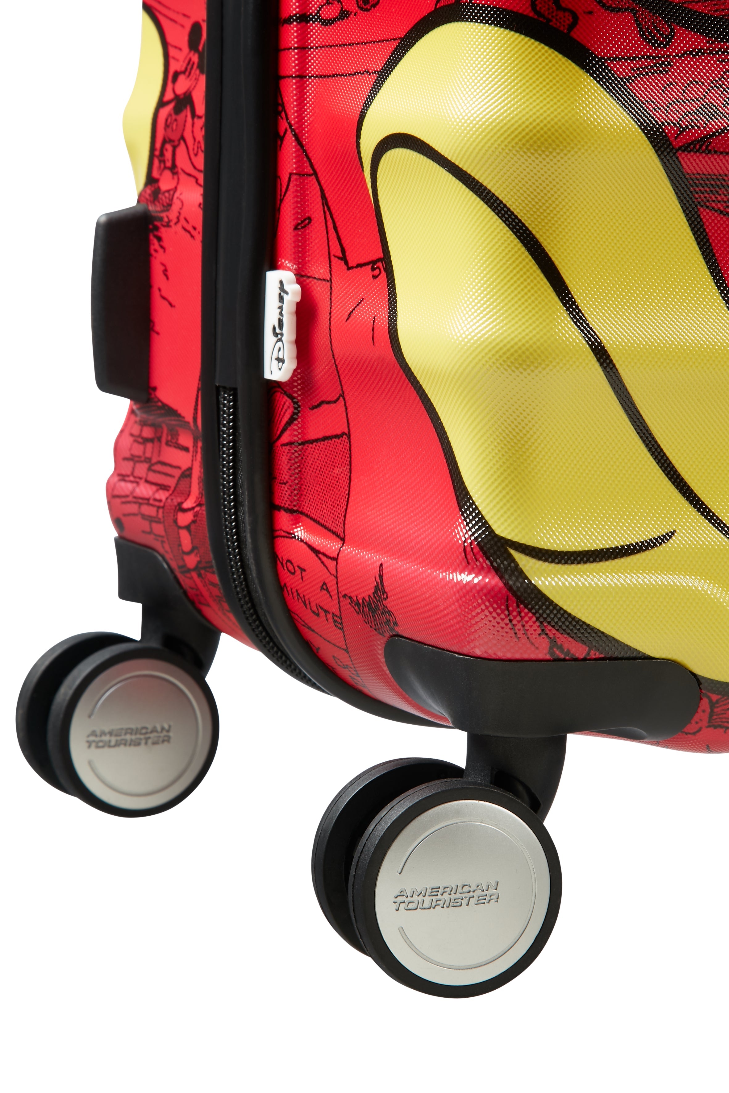 AMERICAN TOURISTER DISNEY MICKEY COMICS RED LUGGAGE