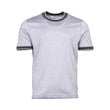 Gran Sasso Men's Knitted T-Shirt with Contrast Trim