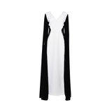 GW Couture Women's Black & White Long Dress