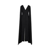 GW Couture Women's Black & White Long Dress