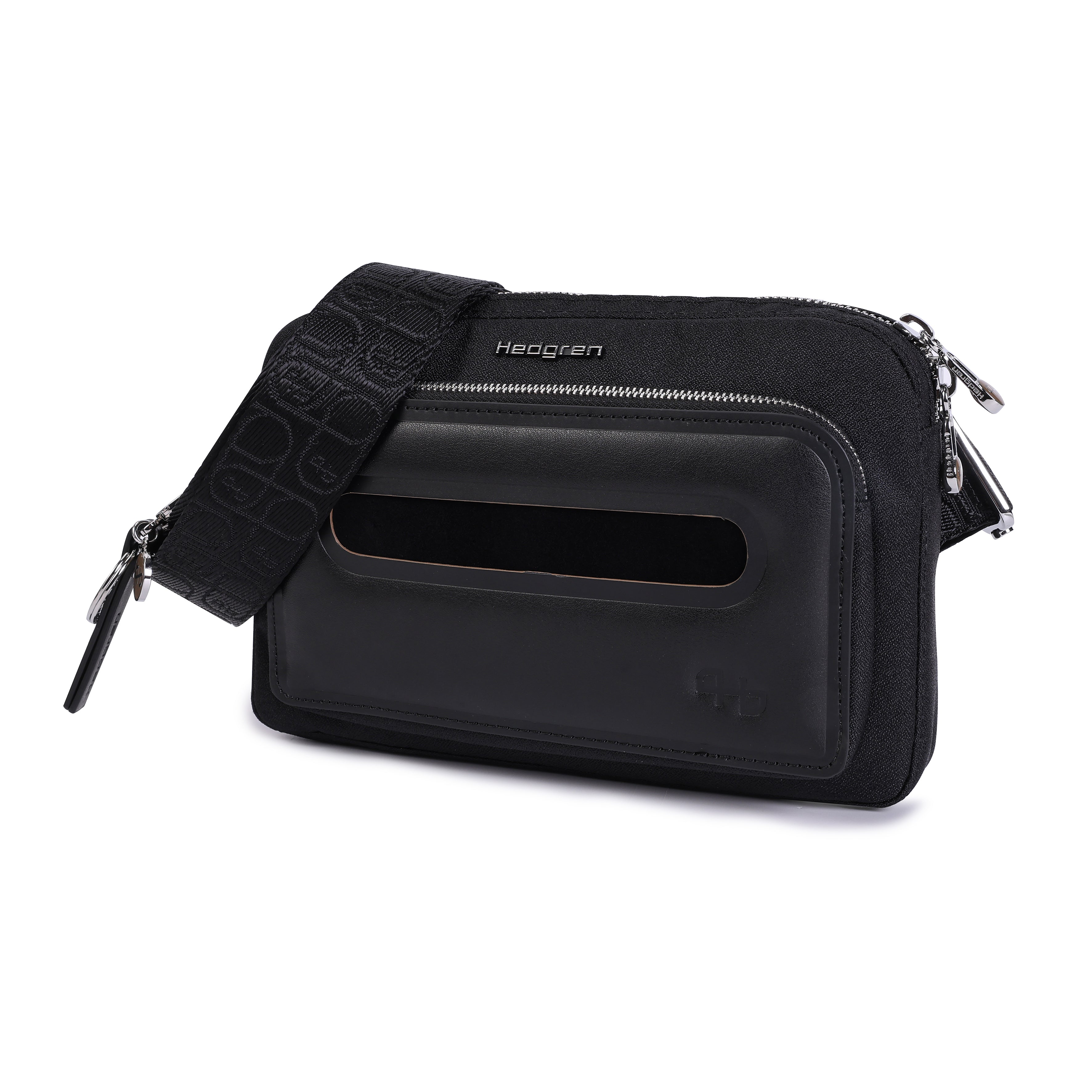 HEDGREN AMERICANO BLACK CROSS BODY BAG