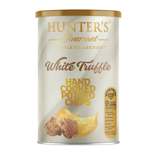 Hunter's Chips White Truffle 150g in Can