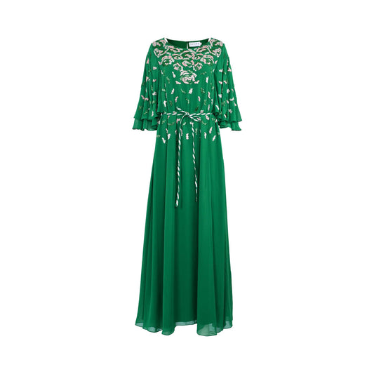 Shaira Women's Traditional Green Kaftan