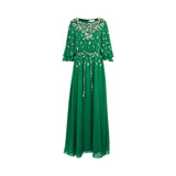 Shaira Women's Traditional Green Kaftan