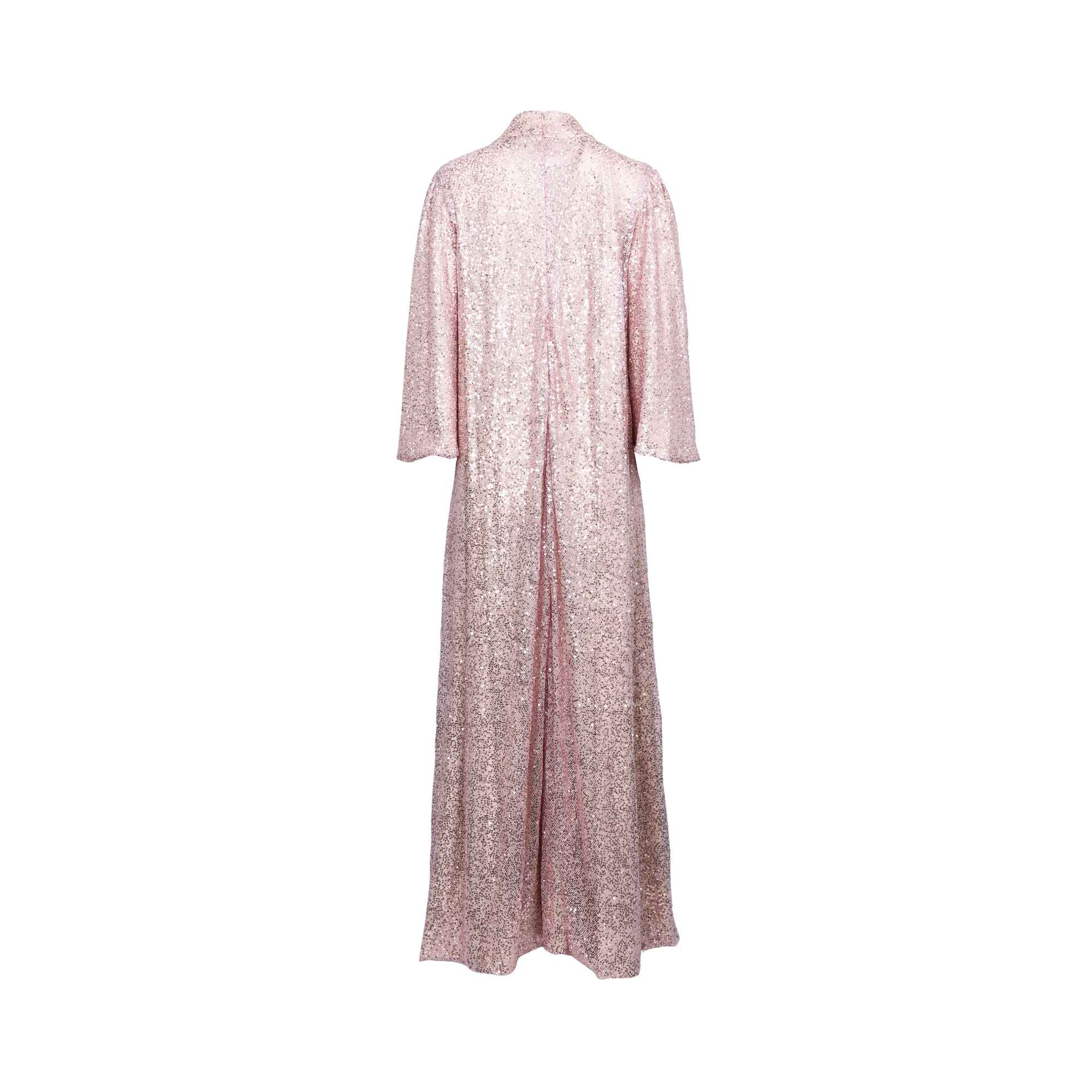 Julytwo Women's Pink Ivory Kaftan