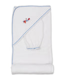 Kissy Kissy Kids New Born Boy's Blue Towel