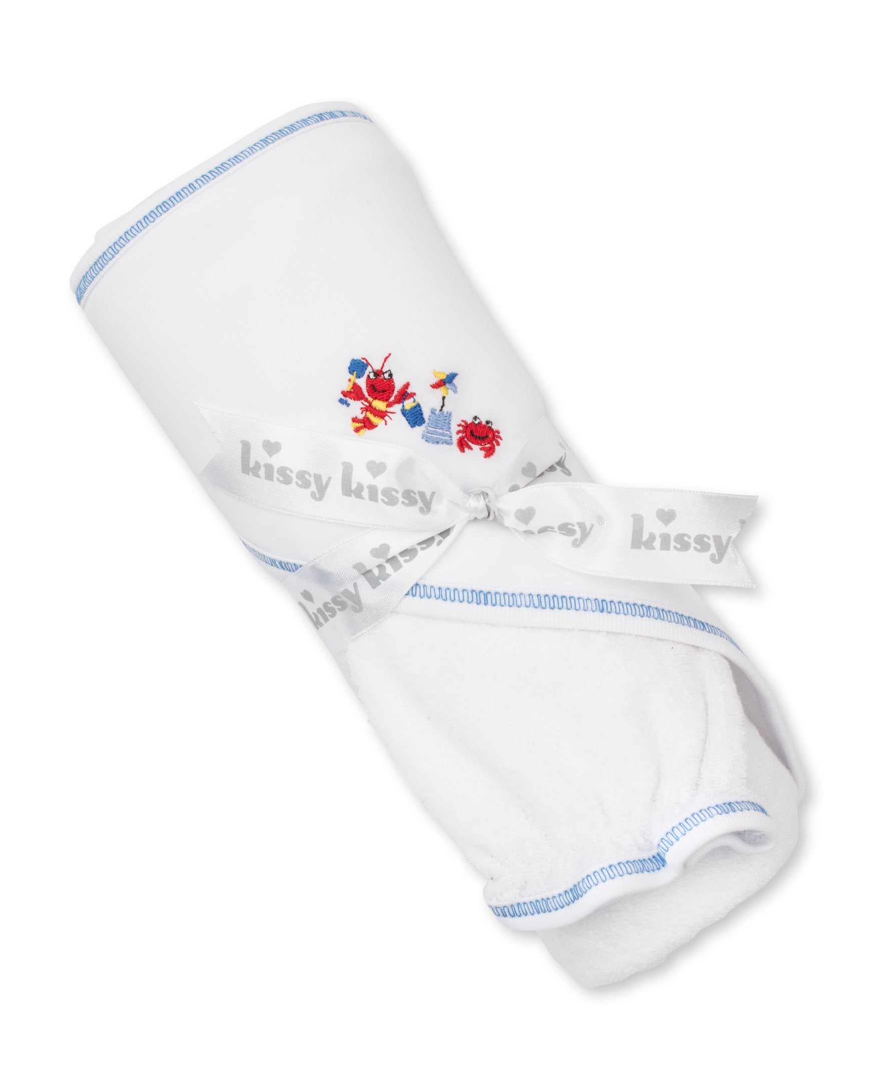 Kissy Kissy Kids New Born Boy's Blue Towel