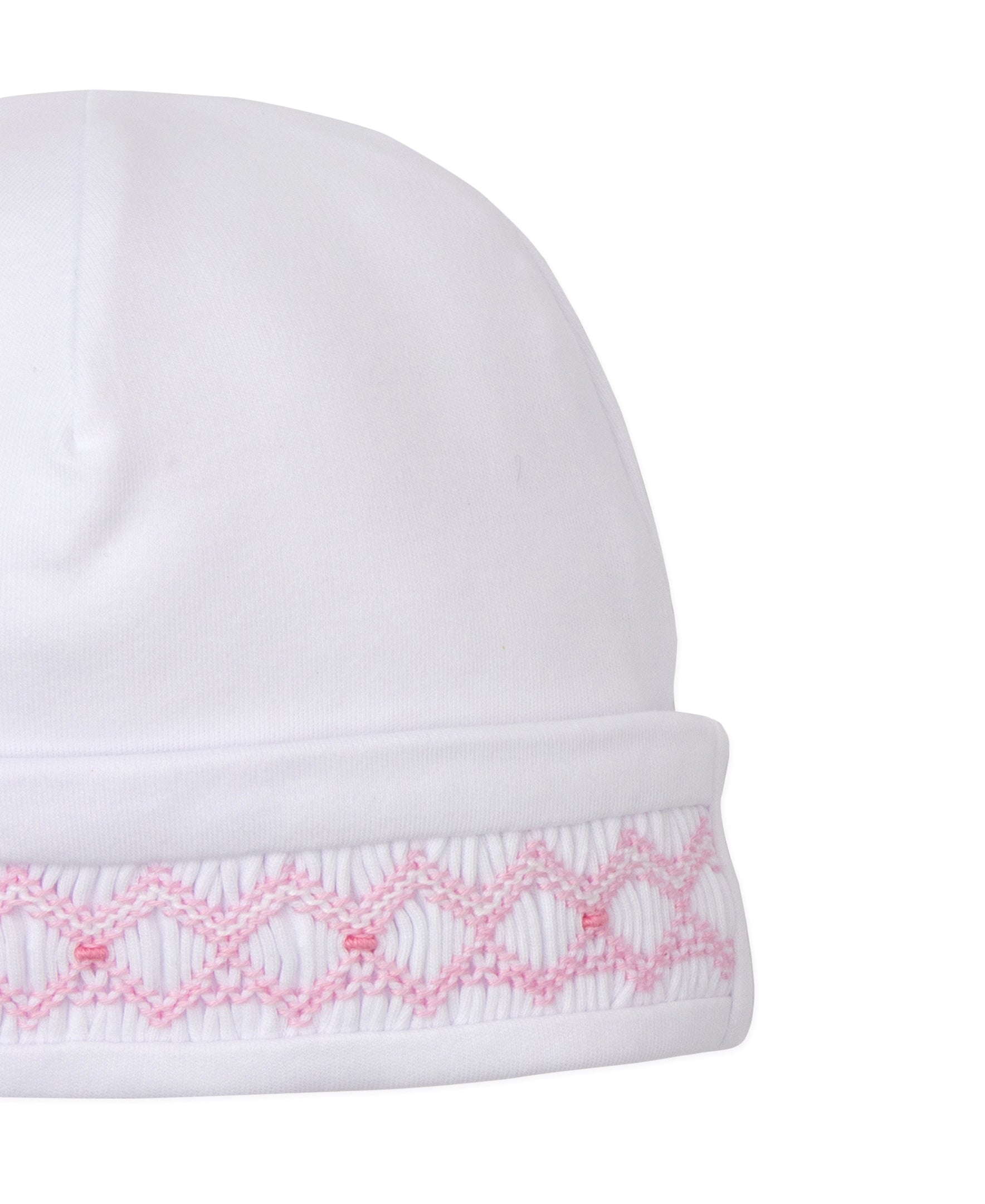 Kissy Kissy Kids New Born Girl's White & Pink Sleepsuit Set