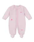 Kissy Kissy Kids New Born Girl's Pink Sleepsuit Set