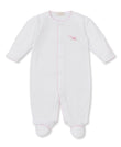 Kissy Kissy Kids New Born Girl's  White & Pink Sleepsuit Set