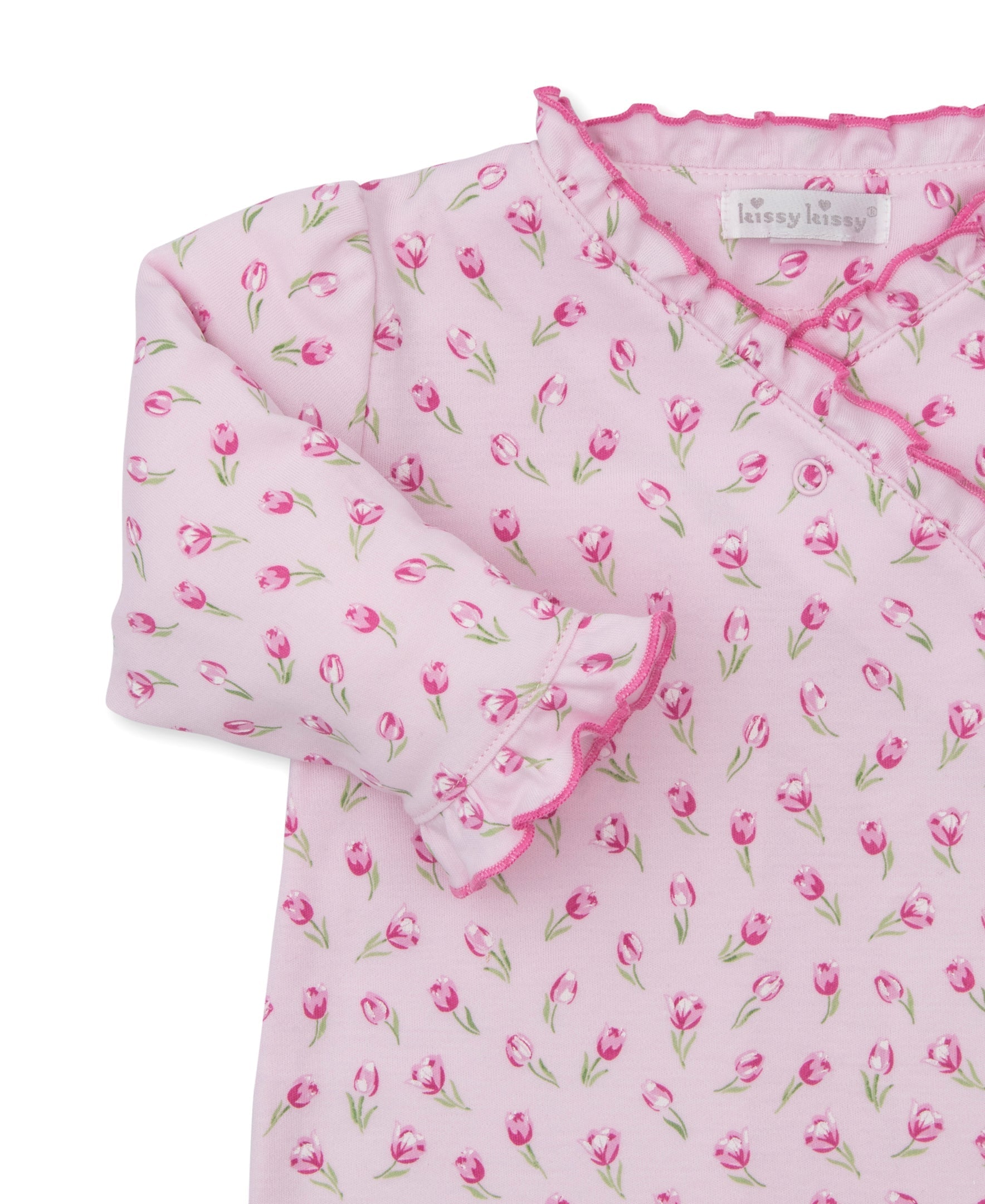 Kissy Kissy Kids New Born Girl's Pink Sleepsuit Set