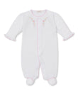 Kissy Kissy Kids New Born Girl's White & Pink Sleepsuit Set
